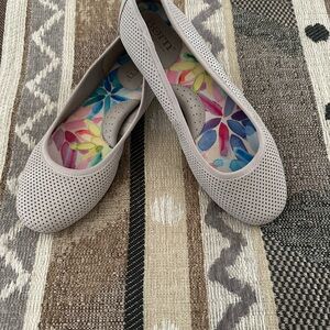 Born Cream Flats with Breathable Design